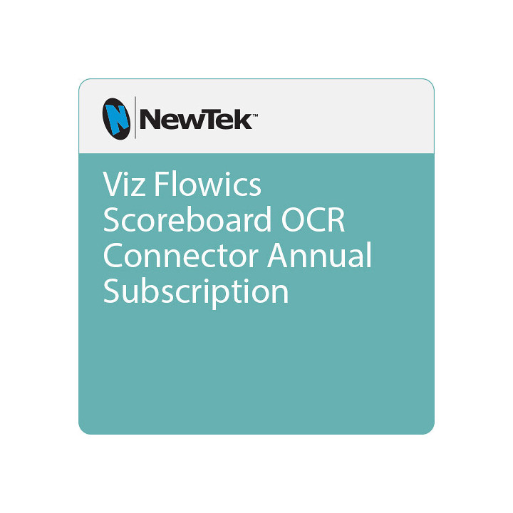 Vizrt VFSOCRCASub - Viz Flowics Scoreboard OCR Connector Annual Subscription