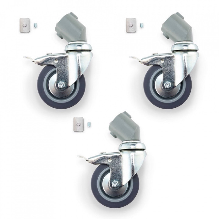 Manfrotto 110 - Wheel Set 75 mm/22 mm Brake