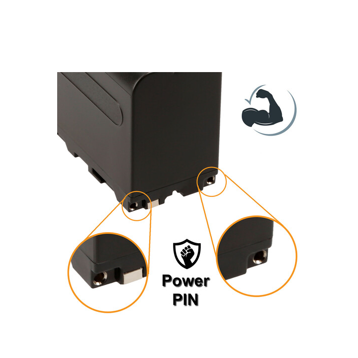 Hedbox RP-NPF970 - 48.8Wh 7.4V Sony NP-F-Type Lithium-Ion Battery Pack