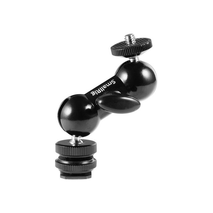 SmallRig 1135 - Cool-Ballhead-V1 Multi-function Double BallHead w/ shoe mount & 1/4" screw 