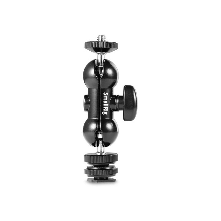 SmallRig 1135 - Cool-Ballhead-V1 Multi-function Double BallHead w/ shoe mount & 1/4" screw