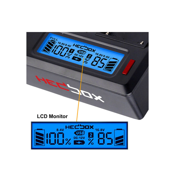 Hedbox RP-DC50/BP808 - RP-DC50 Charger with BP808 Charger Plate Kit