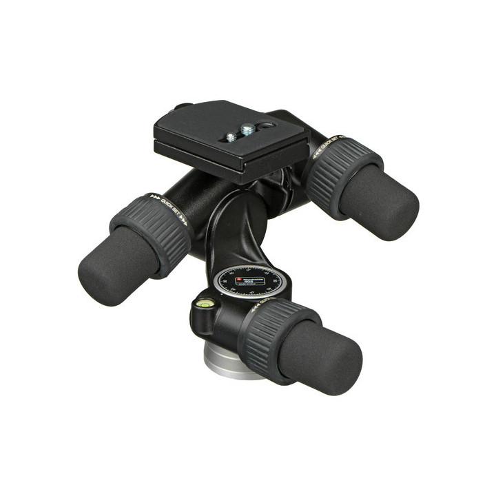 Manfrotto 405 - 3-Way, Geared Pan-and-Tilt Head with 410PL Quick Release Plate