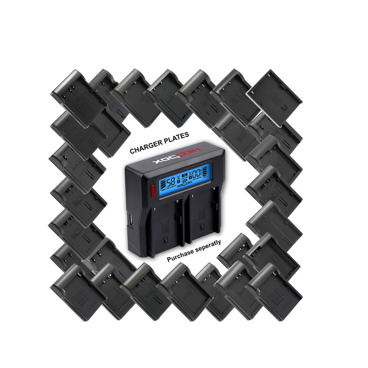 Hedbox RP-DC50 - Dual Digital LCD Battery Charger