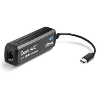 Audinate ADP-USBC-AU-2X2 - Dante AVIO USB-C IO 2 In 2 Out Adapter 2x2