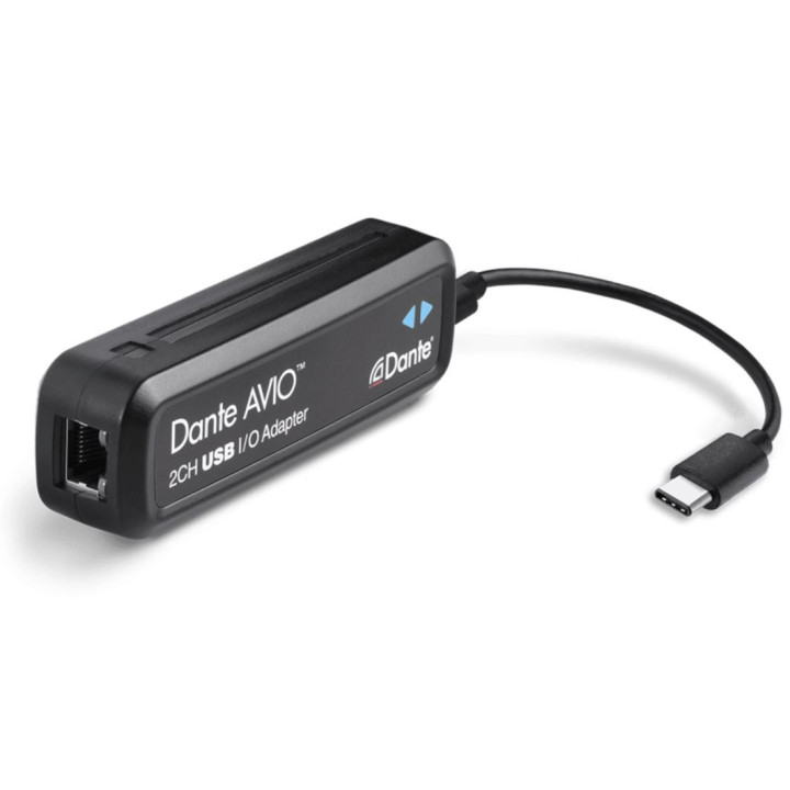 Audinate ADP-USBC-AU-2X2 - Dante AVIO USB-C IO 2 In 2 Out Adapter 2x2