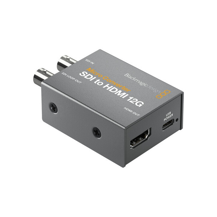 Blackmagic BM-CONVCMIC/SH12G/WPSU - Micro Converter SDI to HDMI 12G PSU