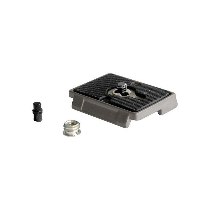 Manfrotto 200PL - Quick Release Plate with 1/4"-20 Screw and 3/8" Bushing Adapter