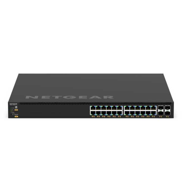 Netgear GSM4328-100NES - M4350-24G4XF 24-Port Gigabit PoE+ Compliant Managed AV Network Switch