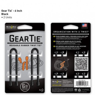 Cineboutique A-NZ10 - Gear Tie Nite Ize 15.2Cm (Blister 2Pc) 6"