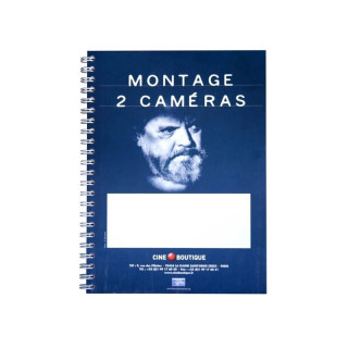 Cineboutique A-LSASCRIPTE2CAM - Editing notebook for 2 cameras (75x2 Sheets)