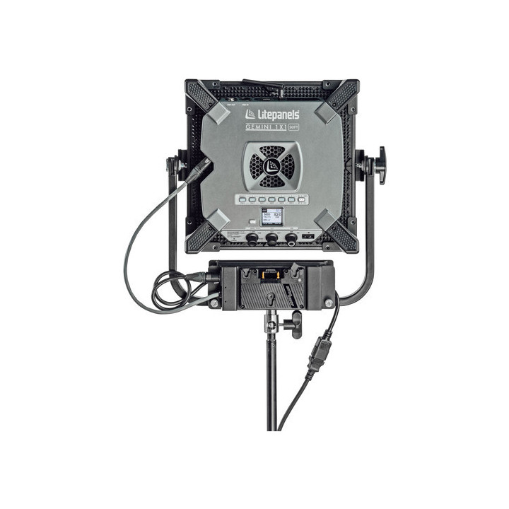 Litepanels 900-3703 - Battery Plate Gold Mount Gemini 1x1