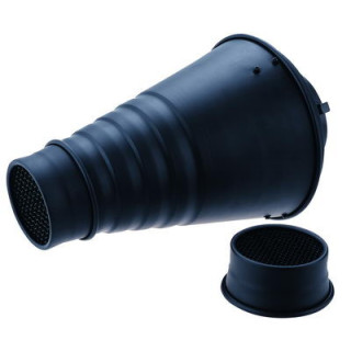 Falcon Eyes 561020 - Linkstar Conical Snoot LFA-CS + Honeycomb Grid