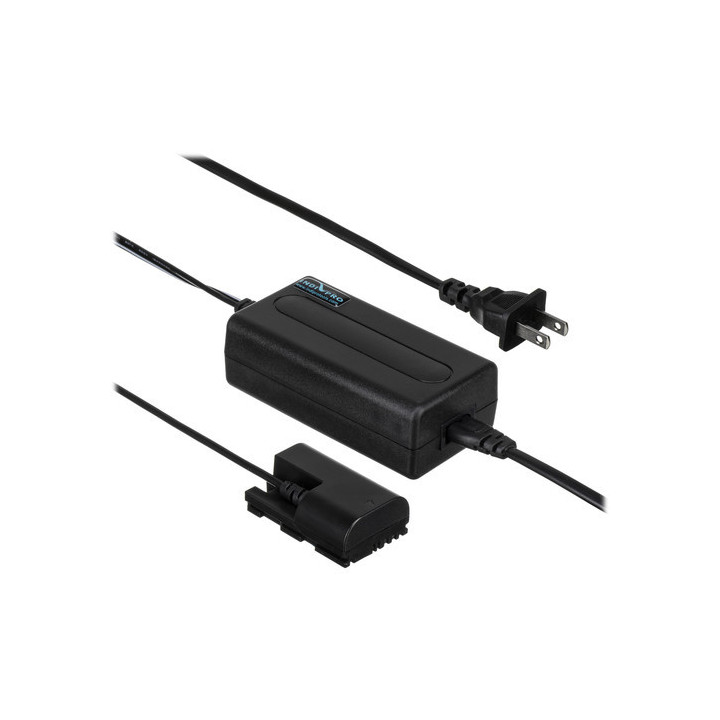 Indipro P411C - 8V AC Power Supply with Canon LP-E6 Type Dummy Battery (8')