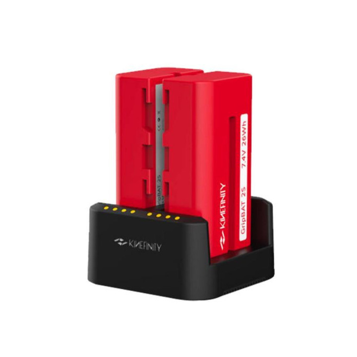Kinefinity A941-202-01 - 2x GripBAT 2S + PD Hybrid Dual Charger Pack