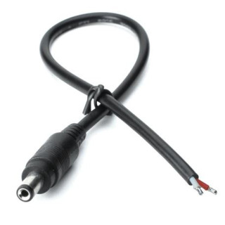 LiteGear CA-BE-BAR.F-10-B - Barrel Output Cable Bare-End to Barrel Female