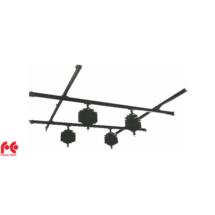 Falcon Eyes 295750 - Ceiling Rail System B-3030C 3x3 m incl. 4 Pantographs