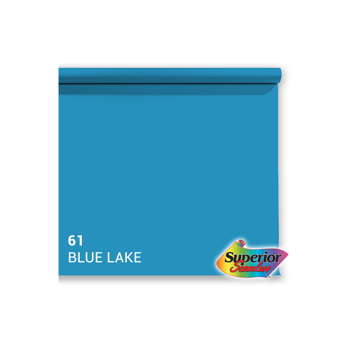 Falcon Eyes 585061 - Superior Background Paper 61 Blue Lake 1.35 x 11