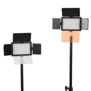 Falcon Eyes 2204 - LED Lamp Set Dimmable DV-160V with lightstands