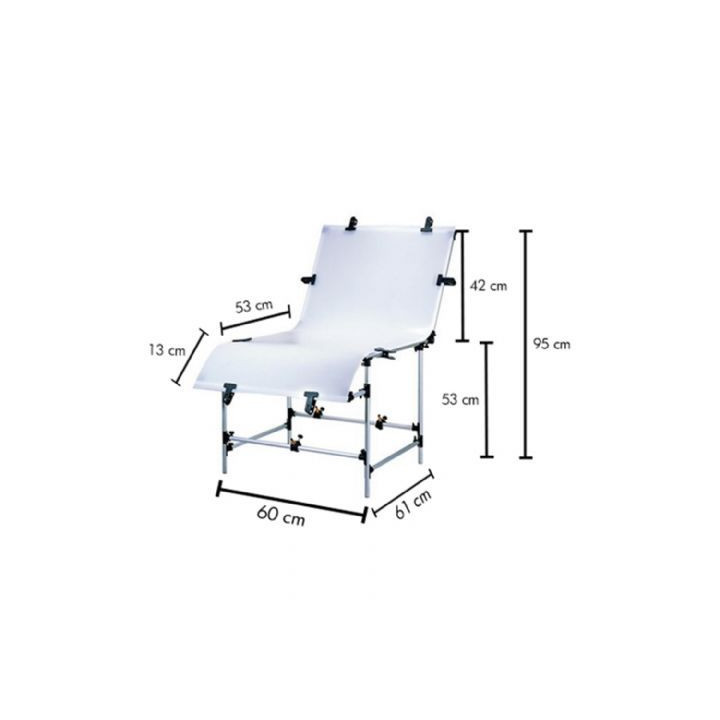 Falcon Eyes 2222 - Photo Table ST-0613T with Lighting