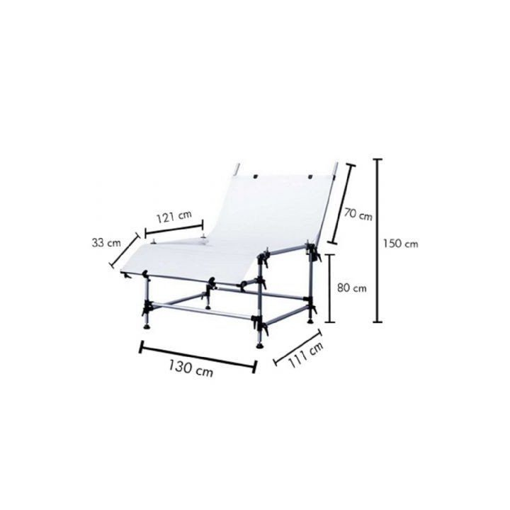 Falcon Eyes 2223 - Photo Table ST-1324 with Lighting