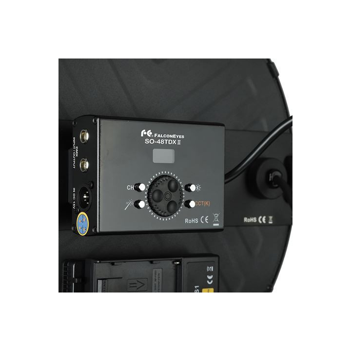 Falcon Eyes 2304 - Bi-Color LED Lamp Sophiez SO-48TDX II with Batteries