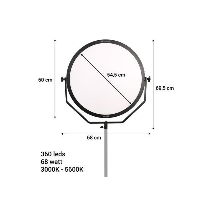 Falcon Eyes 2403 - Bi-Color LED Lamp Sophiez SO-68TDX II Set 1