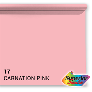 Falcon Eyes 585017 - Superior  Background Paper 17 carnation pink 1.35x11 m