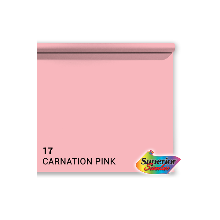 Falcon Eyes 585017 - Superior  Background Paper 17 carnation pink 1.35x11 m
