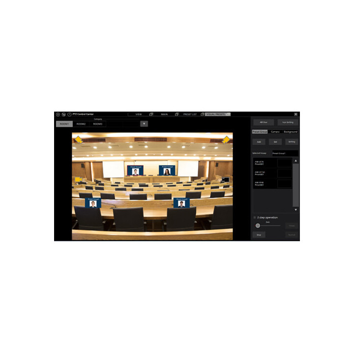 Panasonic AW-SF300Z - Visual Presets Key