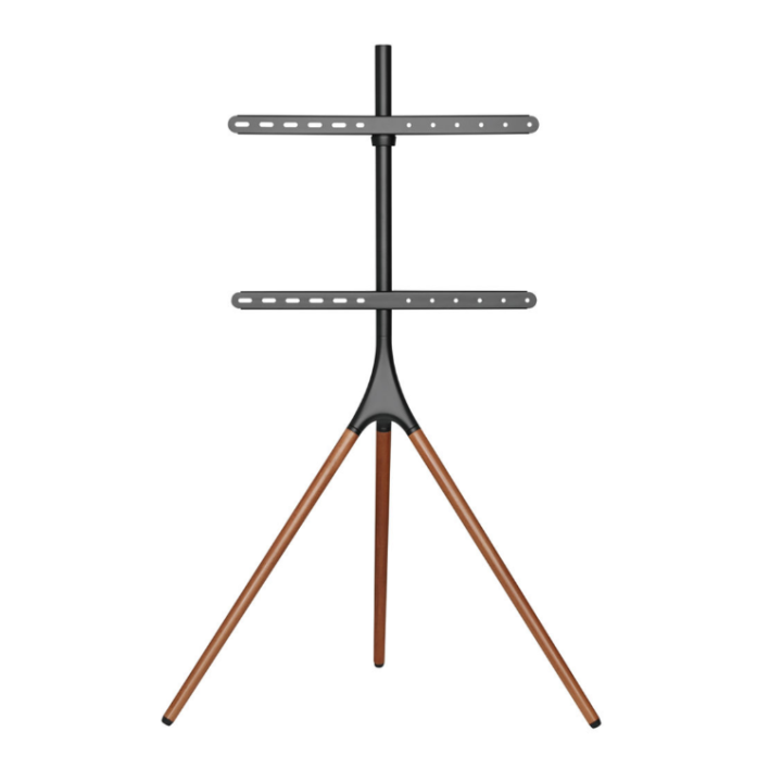 Kimex 030-4164 - Easel Stand for 45 "- 65" Black/Walnut TV