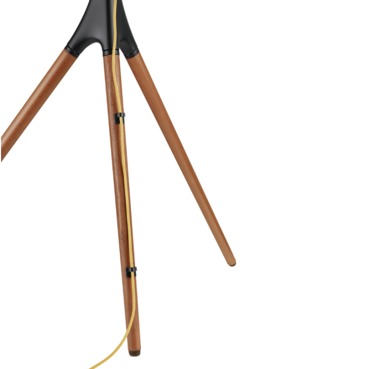 Kimex 030-4164 - Easel Stand for 45 "- 65" Black/Walnut TV