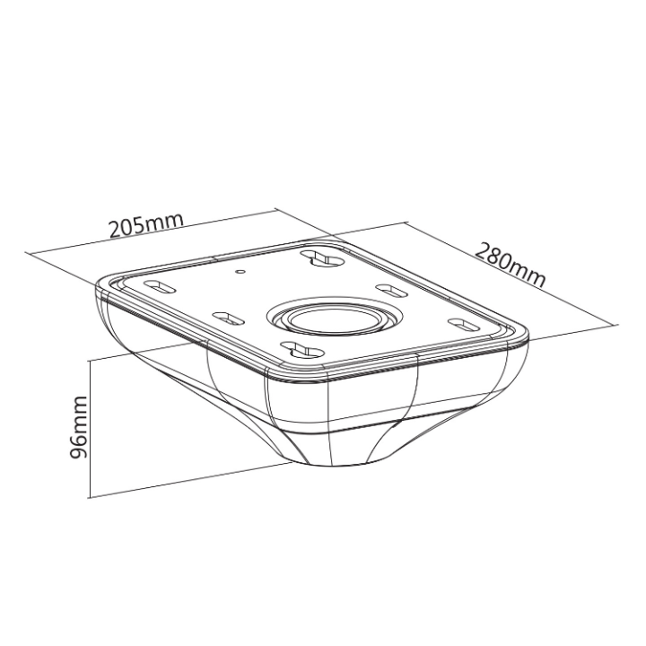 Kimex 031-1019 - Wall Lamp for Ceiling Support Column 031 Range