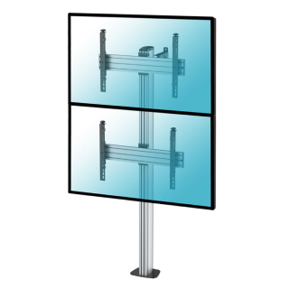 Kimex 031-1200K3 - Support on Stand for 2 TV Screens 40"-65"