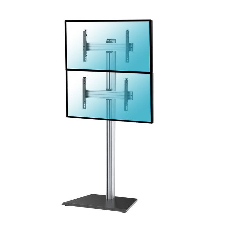 Kimex 031-1201K1 - Floor Stand for 2 40 "-65" LCD LED TV Screens