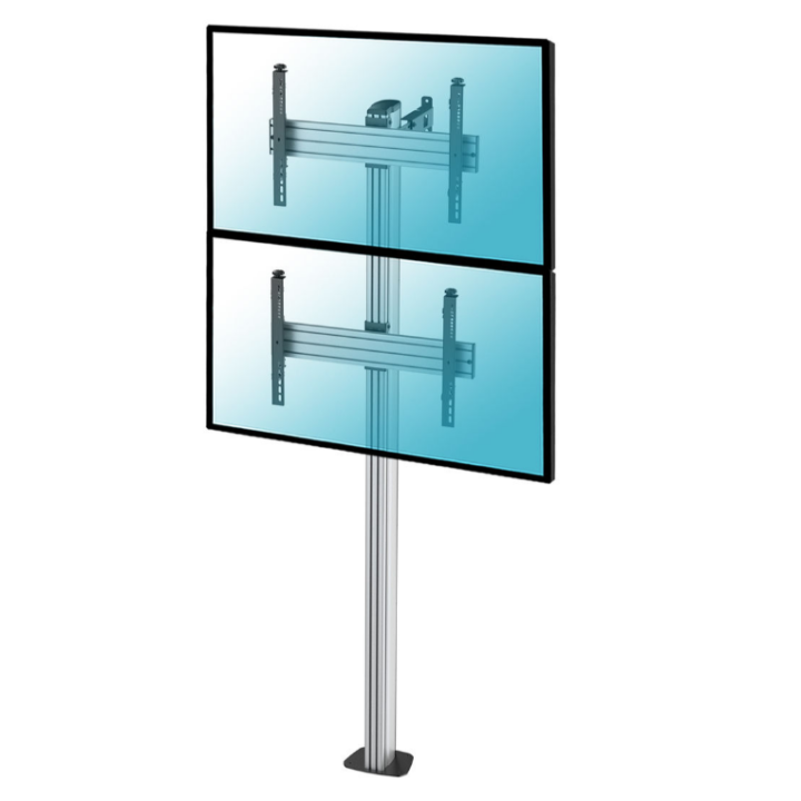 Kimex 031-1201K3 - Floor Stand for 2 40"-65" LCD LED TV Screens