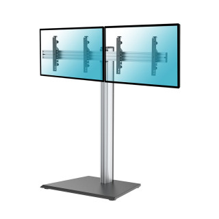 Kimex 031-1210K1 - Floor stand for 2 43"- 49" LCD LED TV Screens