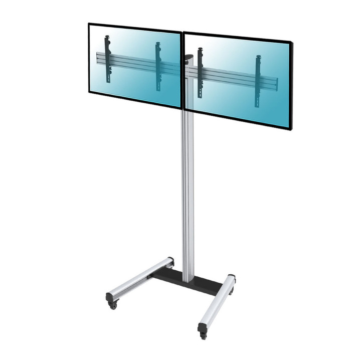 Kimex 031-1221K2 - Support on Casters for 2 LCD LED TV Screens 50"- 55"