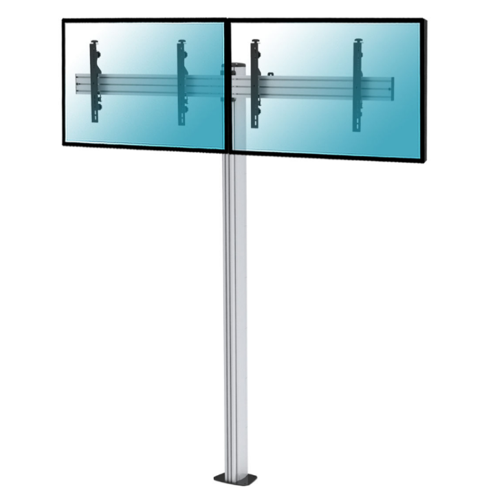 Kimex 031-1221K3 - Support on Stand for 2 TV Screens 50"- 55"