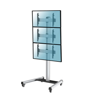 Kimex 031-1300K2 - Support on Casters for 3 40"-65" LCD LED TV Screens