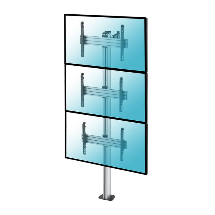 Kimex 031-1300K3 - Support on Stand for 3 TV Screens 40"-65"