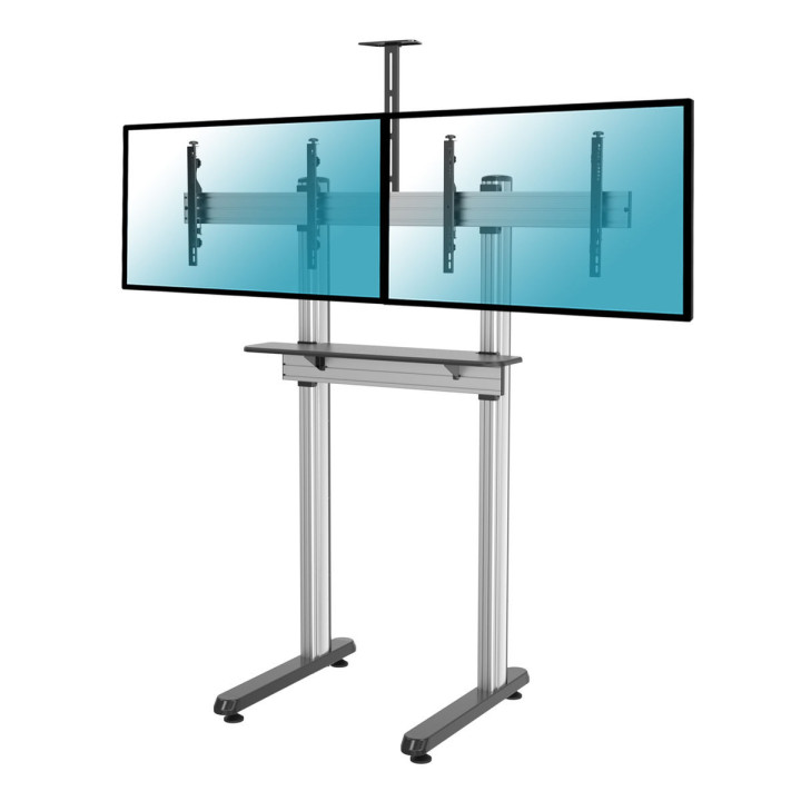 Kimex 031-2200K1 - Support on Videoconferencing Feet for 2 TV Screens 45"-55"