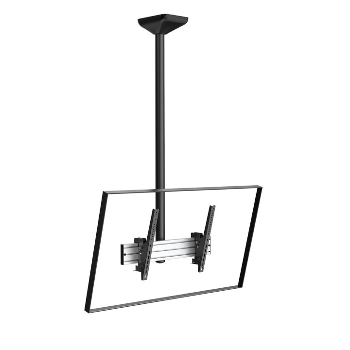 Kimex 031-4100K2 - Tilting Ceiling Support for 1 TV Screen 43"-75" Height 150cm