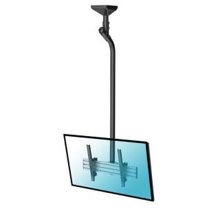 Kimex 031-4100K3 - Tilting Ceiling Support for 1 TV Screen 43"-75" Height 175cm