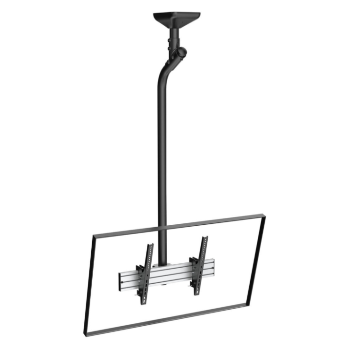 Kimex 031-4100K3 - Tilting Ceiling Support for 1 TV Screen 43"-75" Height 175cm
