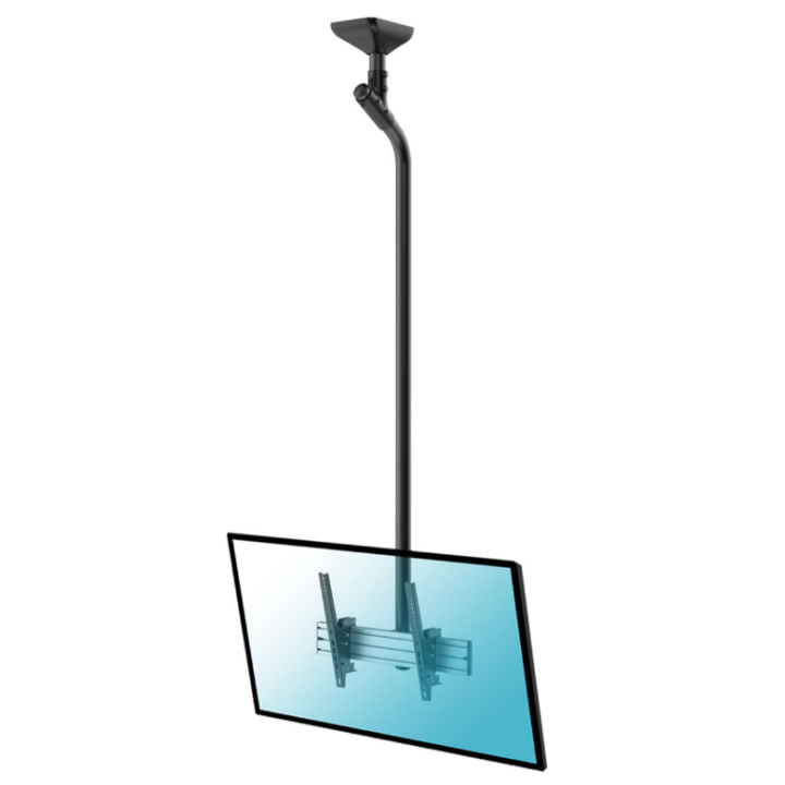 Kimex 031-4100K4 - Tilting Ceiling Support for 1 TV Screen 43"-75" Height 225cm