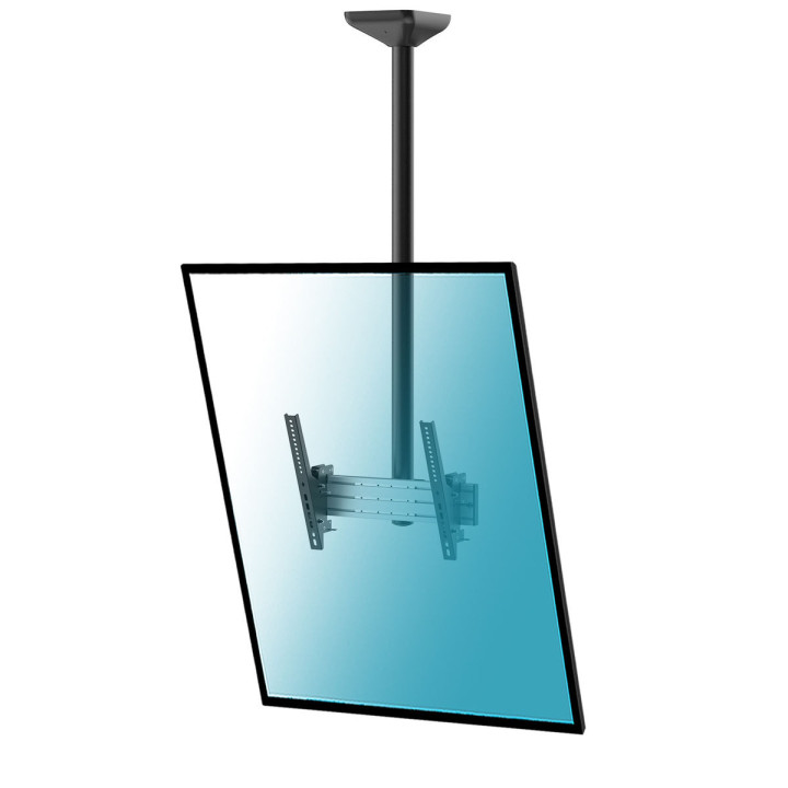 Kimex 031-4110K2 - Tilting Ceiling Support for 1 Portrait Screen 43"-75", Height 150cm