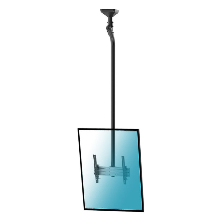 Kimex 031-4110K4 - Tilting Ceiling Support for 1 Portrait Screen 43"-75", Height 225cm
