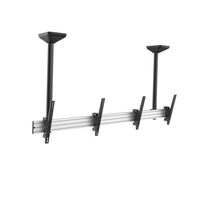 Kimex 031-4200K1 - Ceiling Support Menu Board 2 Screens 45"-55", Height 100cm
