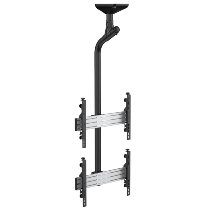 Kimex 031-4201K1 - Ceiling Support for 2 TV Screens 43"-55", Height 175cm